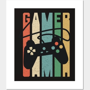 gamers console typhography Posters and Art